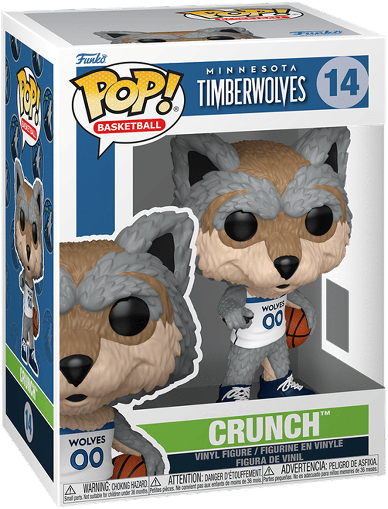Funko NBA: Mascots - Minnesota Crunch the Wolf Pop! Vinyl