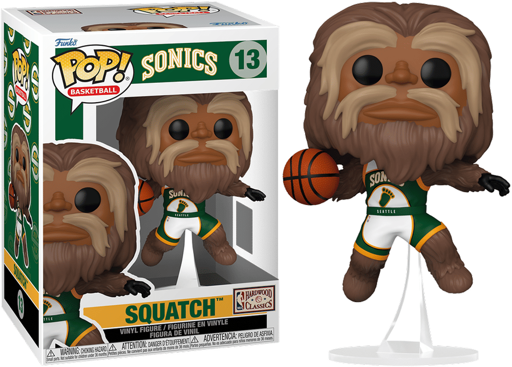 Funko NBA: Mascots - Seattle Sasquatch Pop! Vinyl