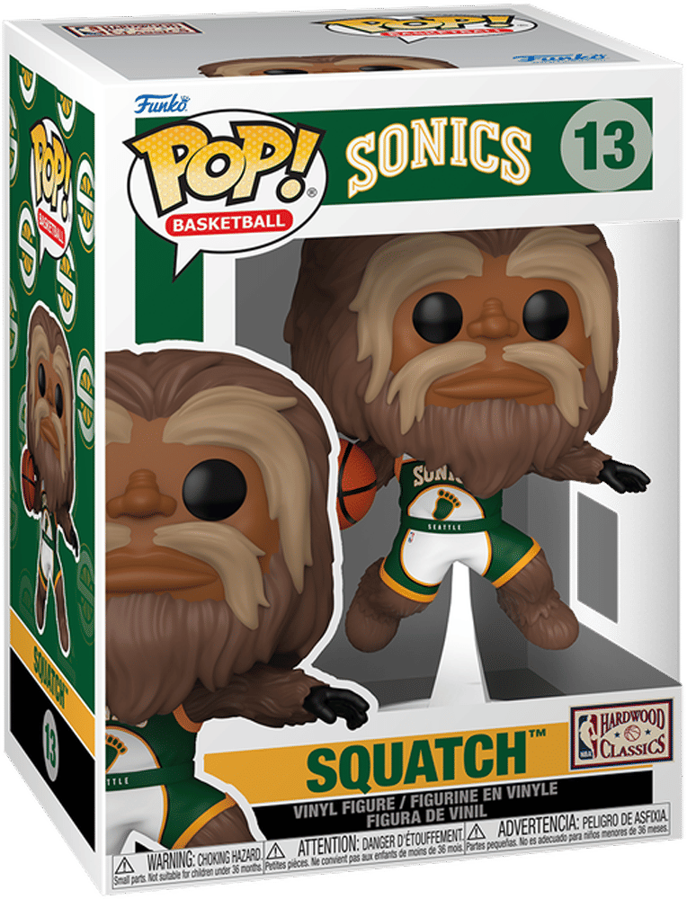 Funko NBA: Mascots - Seattle Sasquatch Pop! Vinyl