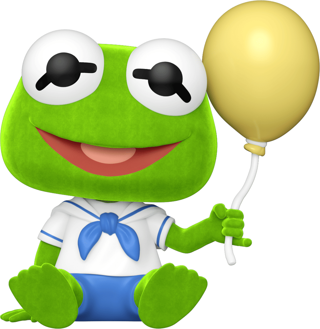 Funko Muppets - Baby Kermit US Exclusive Flocked Pop! Vinyl [RS]