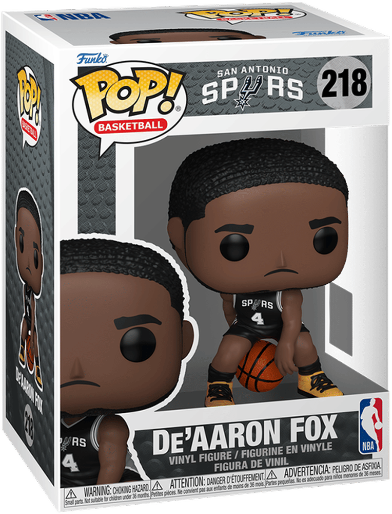 Funko NBA: Spurs - De'Aaron Fox Pop! Vinyl