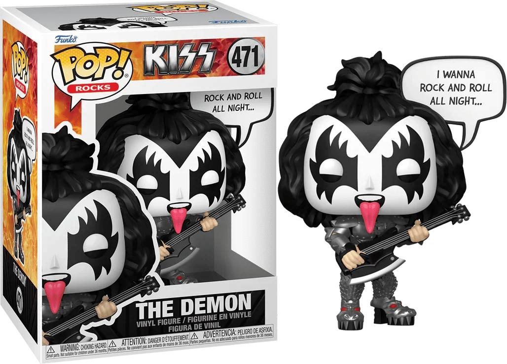 Funko KISS - The Demon (Rock & Roll All Night) Pop! Vinyl Sayings