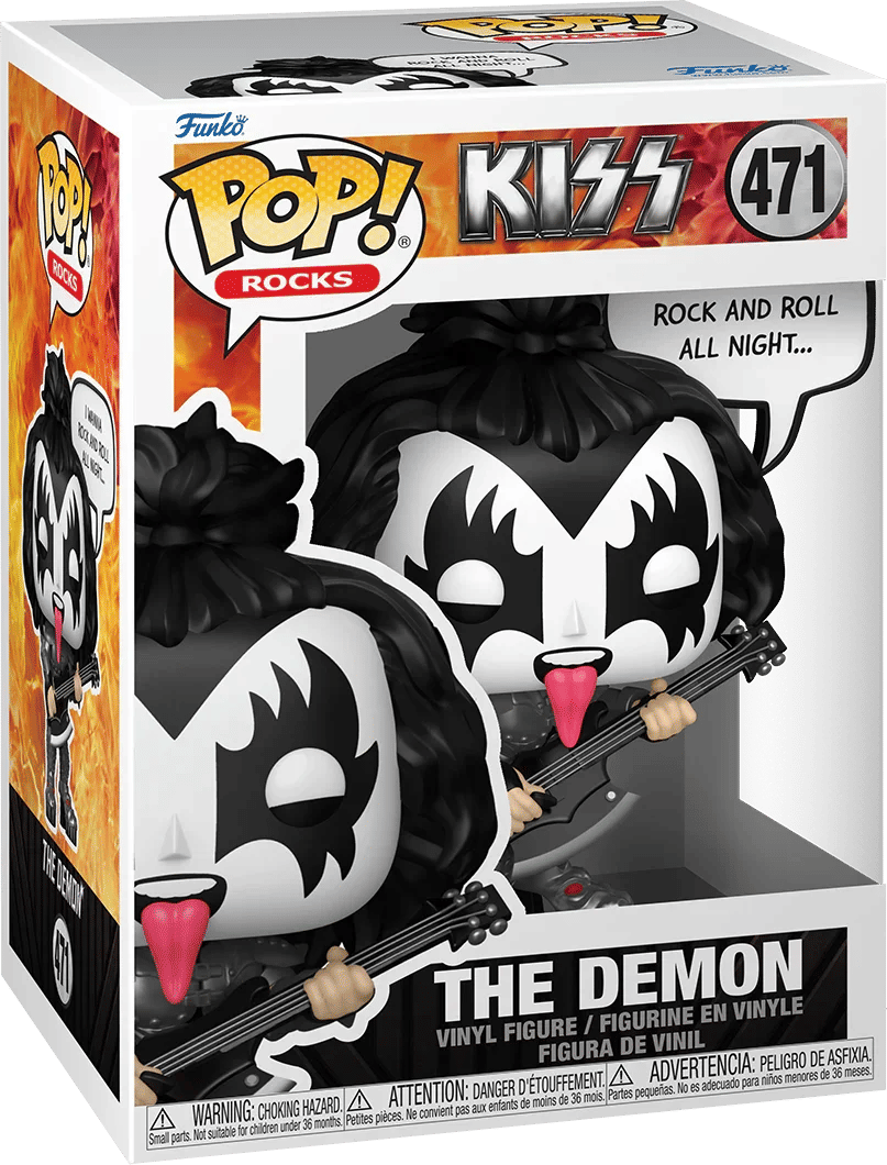 Funko KISS - The Demon (Rock & Roll All Night) Pop! Vinyl Sayings