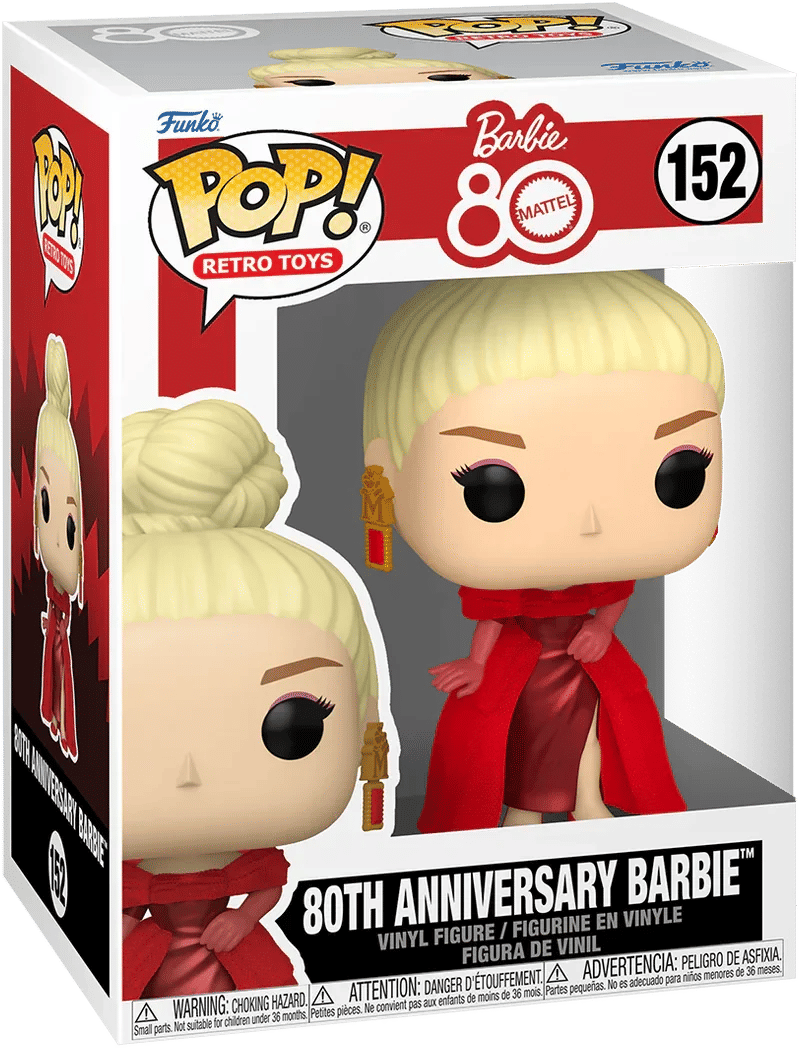 Funko Retro Toys - Barbie 80th Anniversary Pop! Vinyl