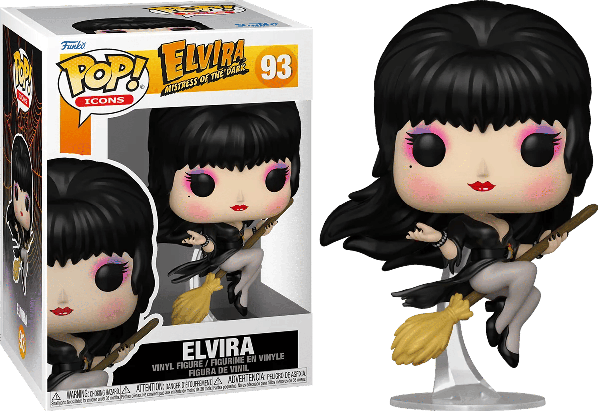 Funko Elvira - Elvira (with Broom) Pop! Vinyl