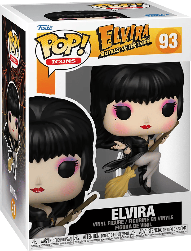 Funko Elvira - Elvira (with Broom) Pop! Vinyl