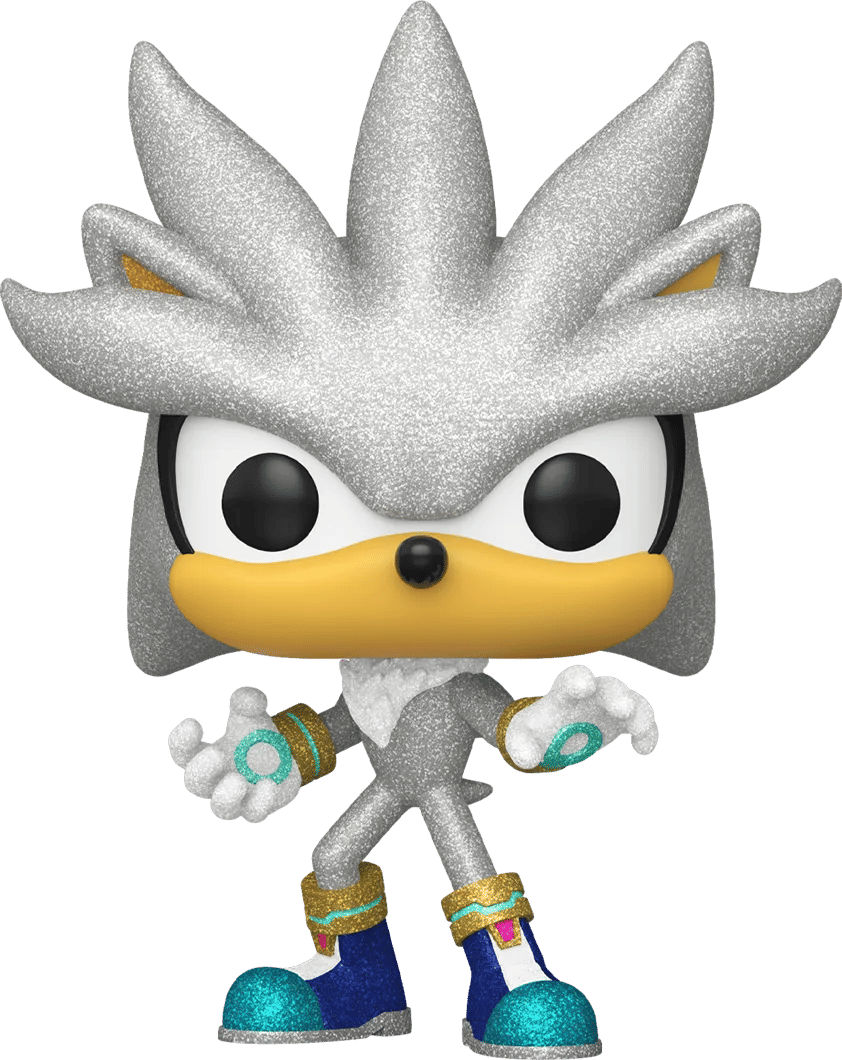 Funko Sonic The Hedgehog - Silver US Exclusive Diamond Glitter Pop! Vinyl [RS]