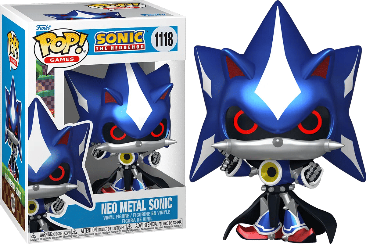 Funko Sonic The Hedgehog - Neo Metal Sonic (Metallic) Pop! Vinyl