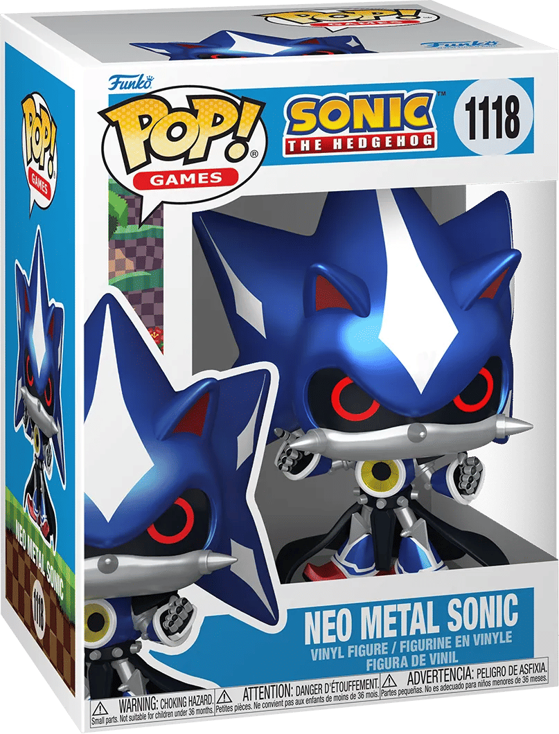 Funko Sonic The Hedgehog - Neo Metal Sonic (Metallic) Pop! Vinyl
