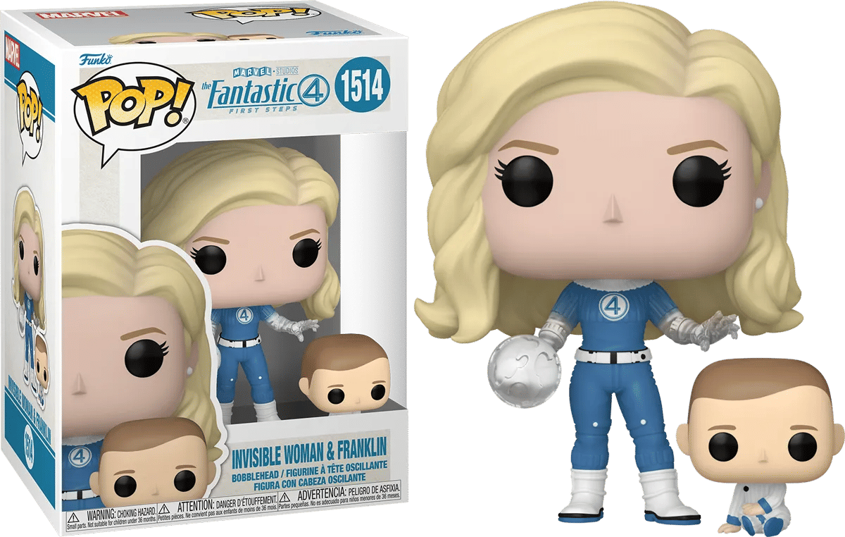 Funko The Fantastic Four (2025) - Invisible Woman & Franklin Pop! Vinyl