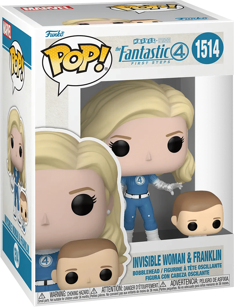 Funko The Fantastic Four (2025) - Invisible Woman & Franklin Pop! Vinyl