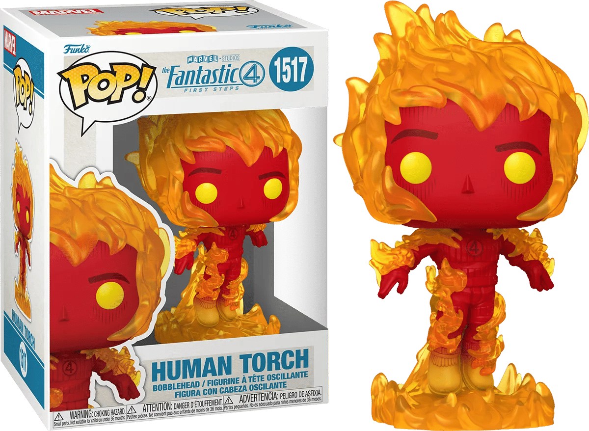 Funko The Fantastic Four (2025) - Human Torch Pop! Vinyl