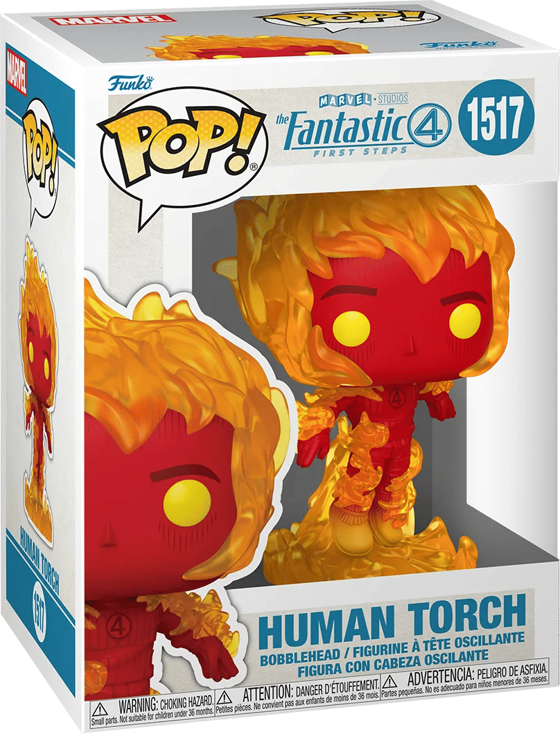 Funko The Fantastic Four (2025) - Human Torch Pop! Vinyl