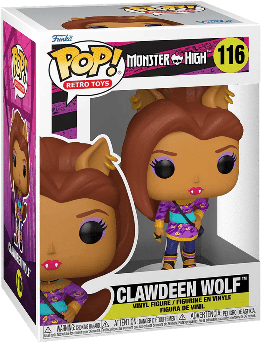 Funko Monster High - Clawdeen Wolf with Bag Pop! Vinyl