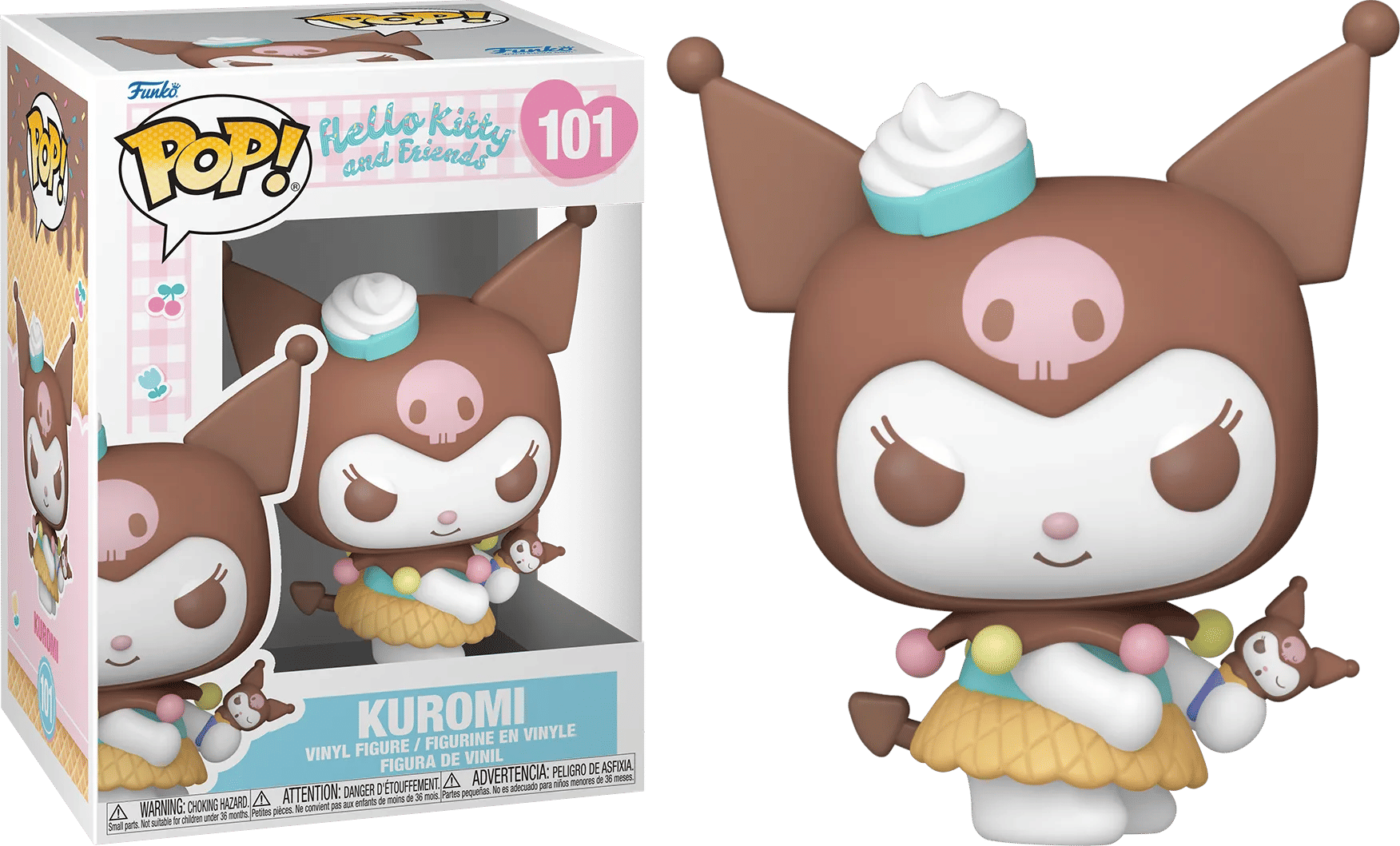 Funko Hello Kitty - Kuromi (Ice - cream Cone) Pop! Vinyl