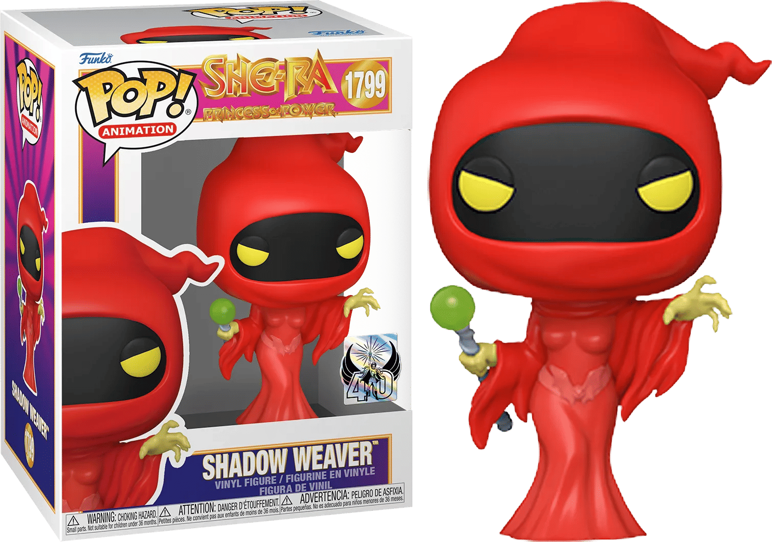 Funko She - Ra: 40th Anniversary - Shadow Weaver Pop! Vinyl