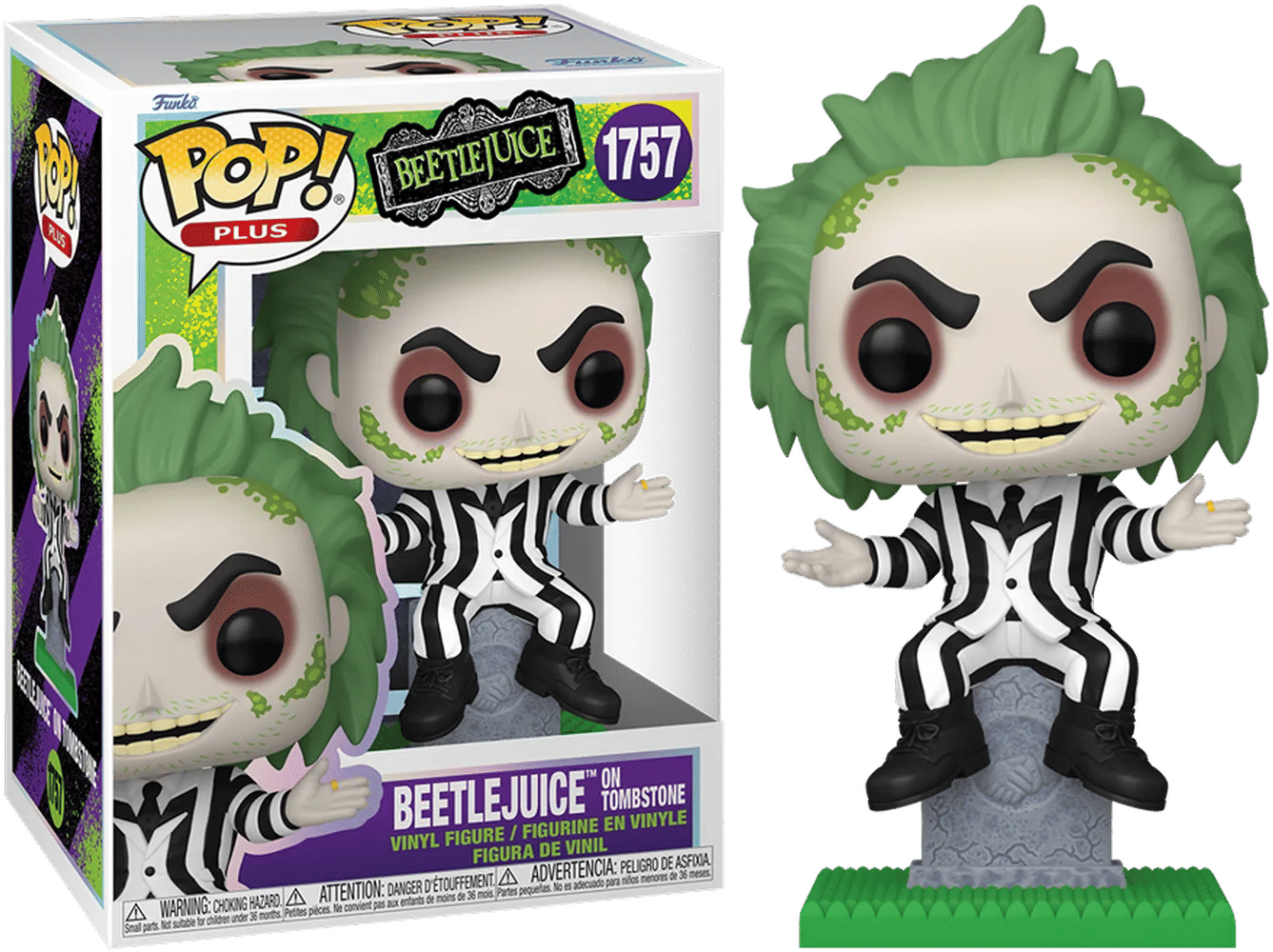 Funko Beetlejuice - Beetlejuice on Tombstone Pop! Vinyl