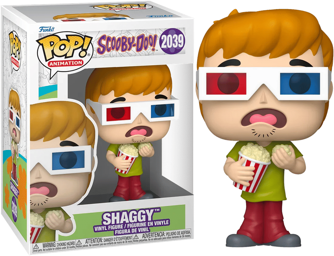 Funko Scooby Doo - Shaggy (with 3D Glasses) Pop! Vinyl