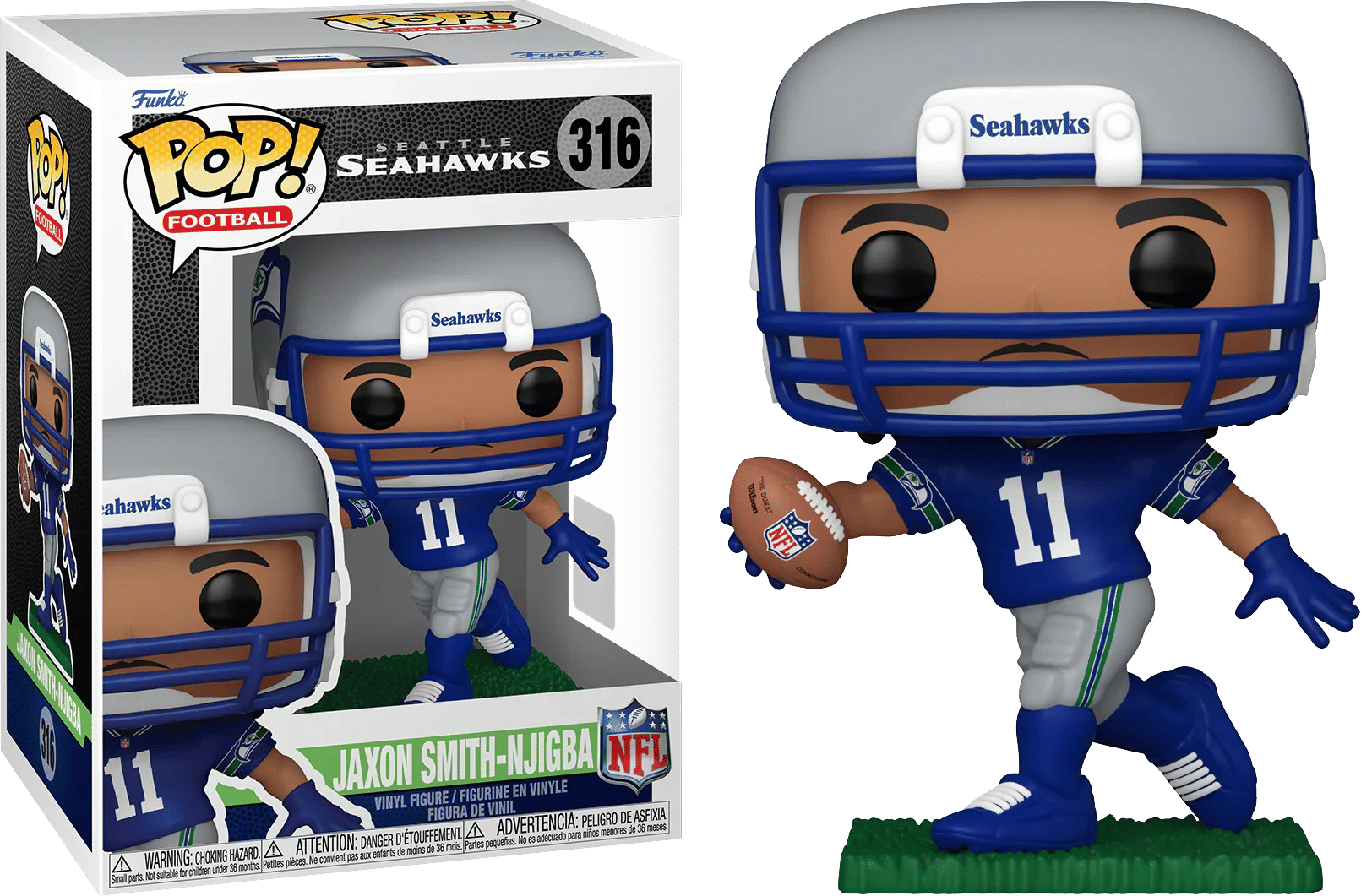 Funko NFL: Seahawks - Jaxon Smith - Njigba Pop! Vinyl