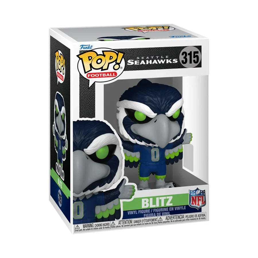Funko NFL: Mascots - Seattle Seahawks Blitz Pop! Vinyl