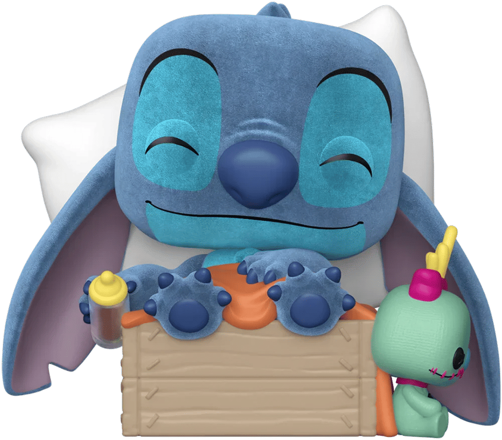 Funko Lilo & Stitch - Sleeping Stitch in Box US Exclusive Flocked Pop! Plus [RS]