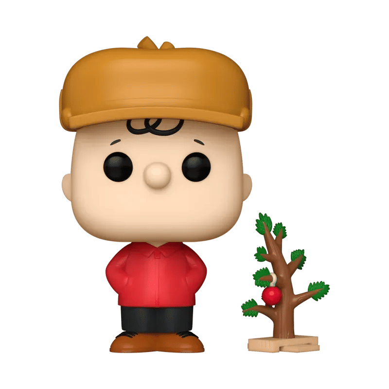 Funko Peanuts - Charlie Brown with Tree Holiday Pop! Viny