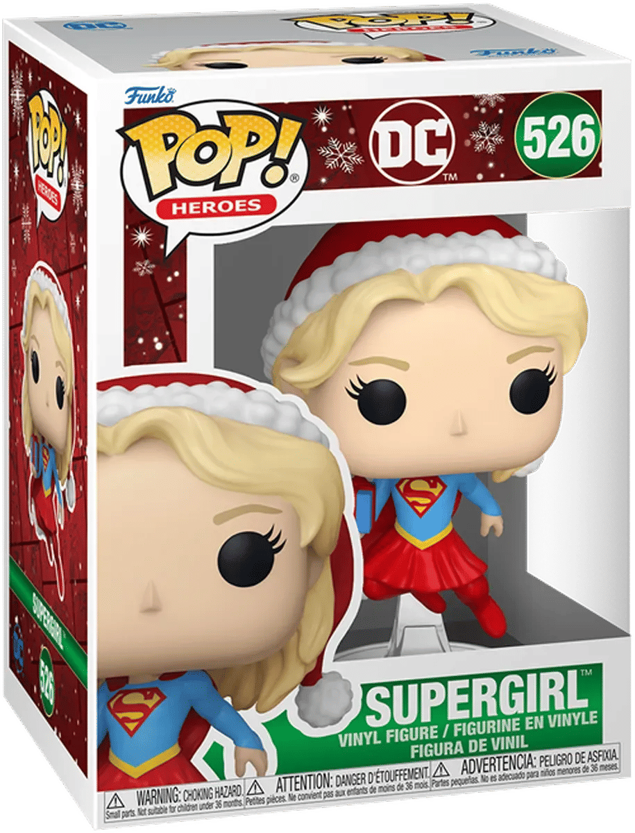 Funko DC Comics - Supergirl with Gift Holiday Pop! Pop! Vinyl