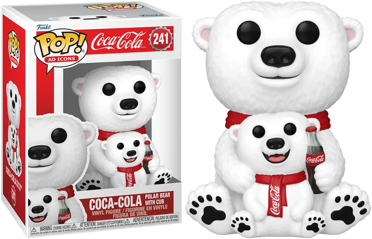 Funko Ad Icons - Coca - Cola Polar Bear with Cub Pop! Viny
