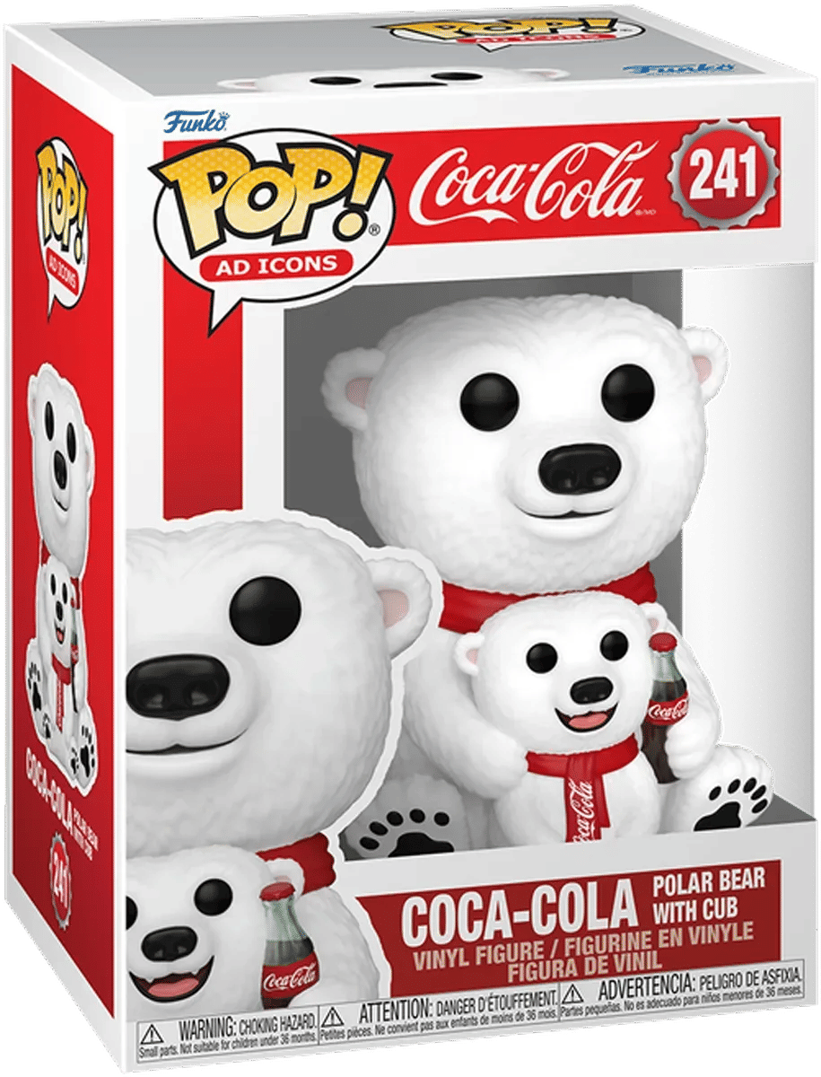 Funko Ad Icons - Coca - Cola Polar Bear with Cub Pop! Viny