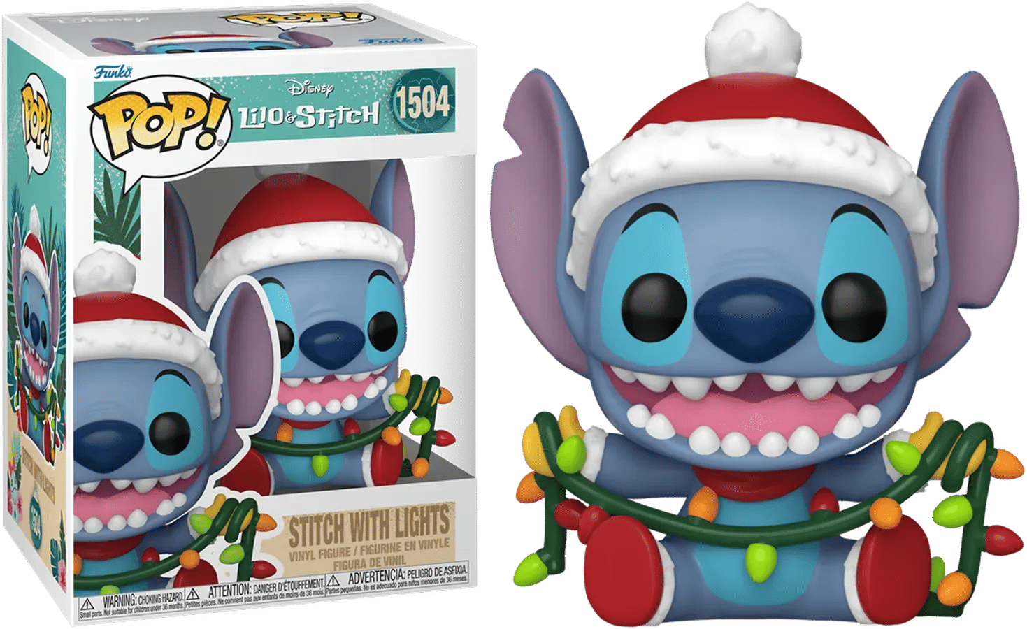 Funko Lilo & Stitch: Holiday - Stitch with Lights Pop! Vinyl