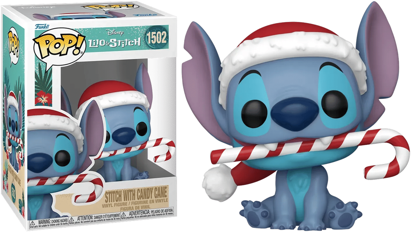Funko Lilo & Stitch: Holiday - Stitch with Candy Cane Pop! Vinyl