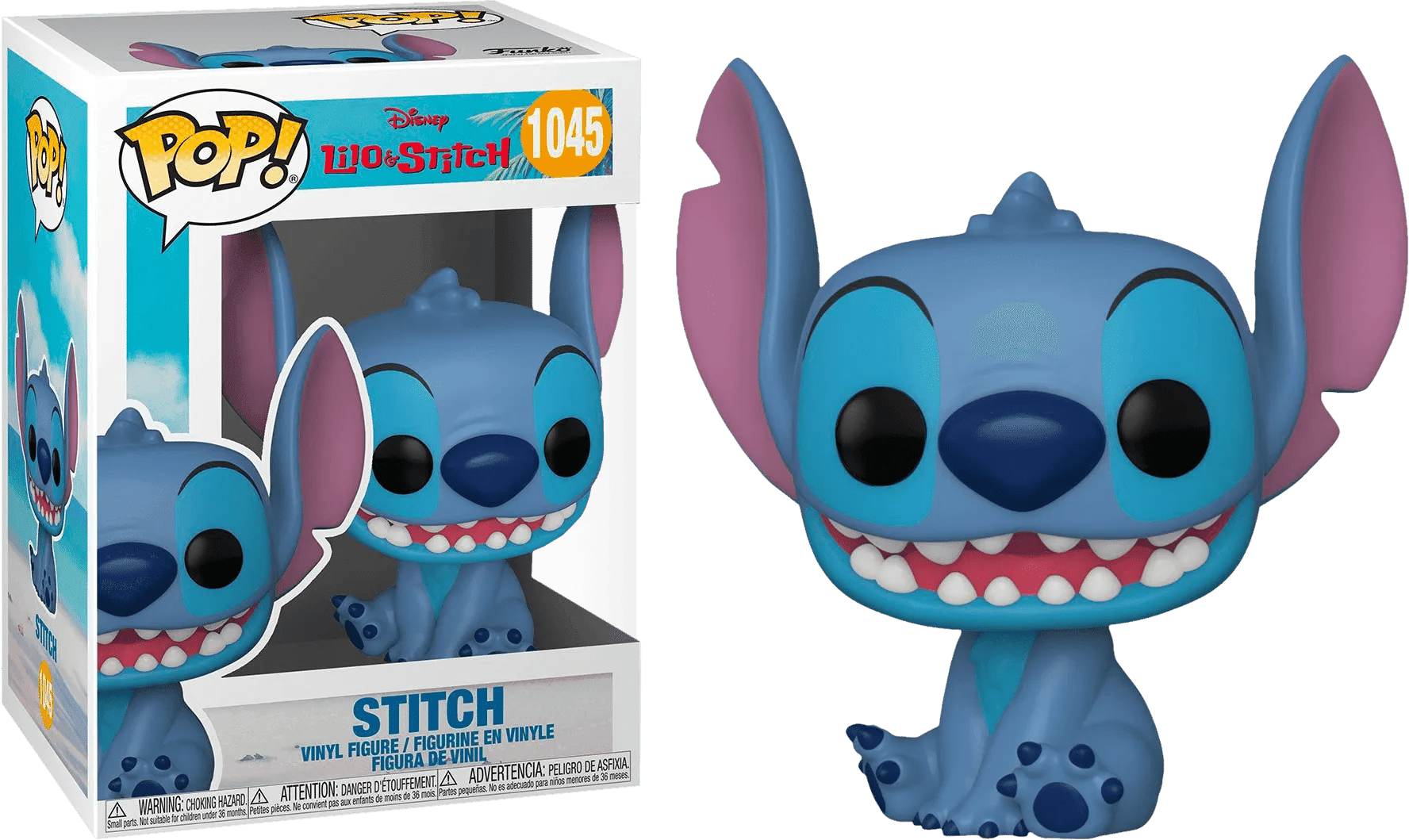 Funko Lilo and Stitch - Stitch Smiling Seated Pop! Vinyl
