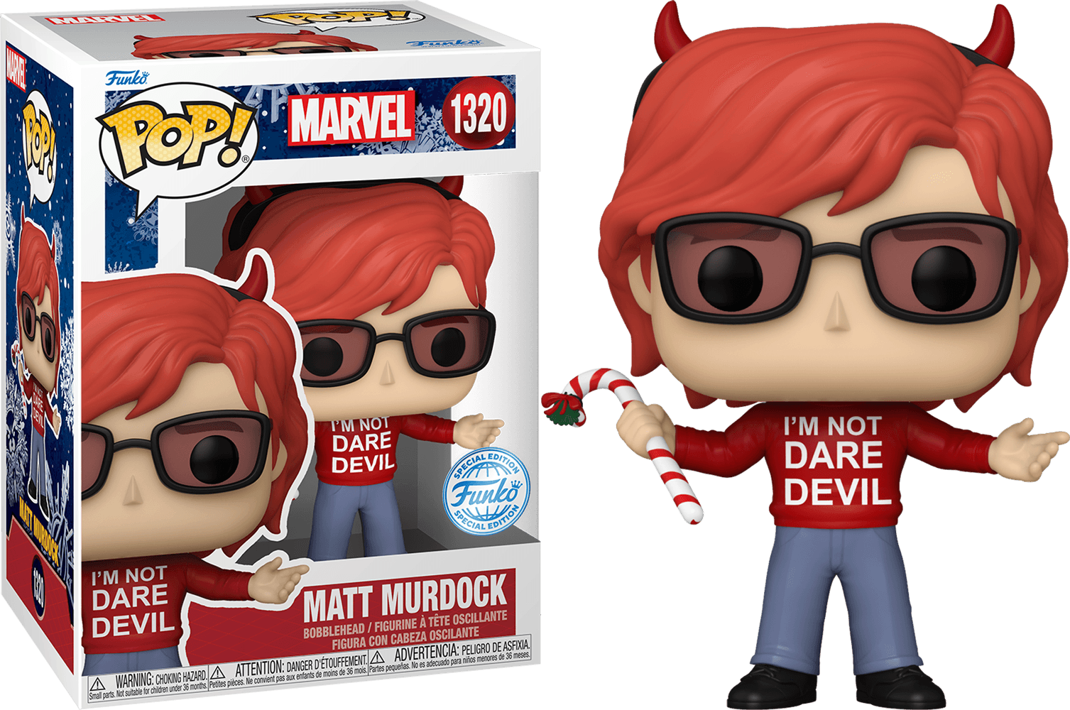 Funko Marvel - Daredevil "I'm Not Dare Devil" Matt Murdock Pop! Vinyl