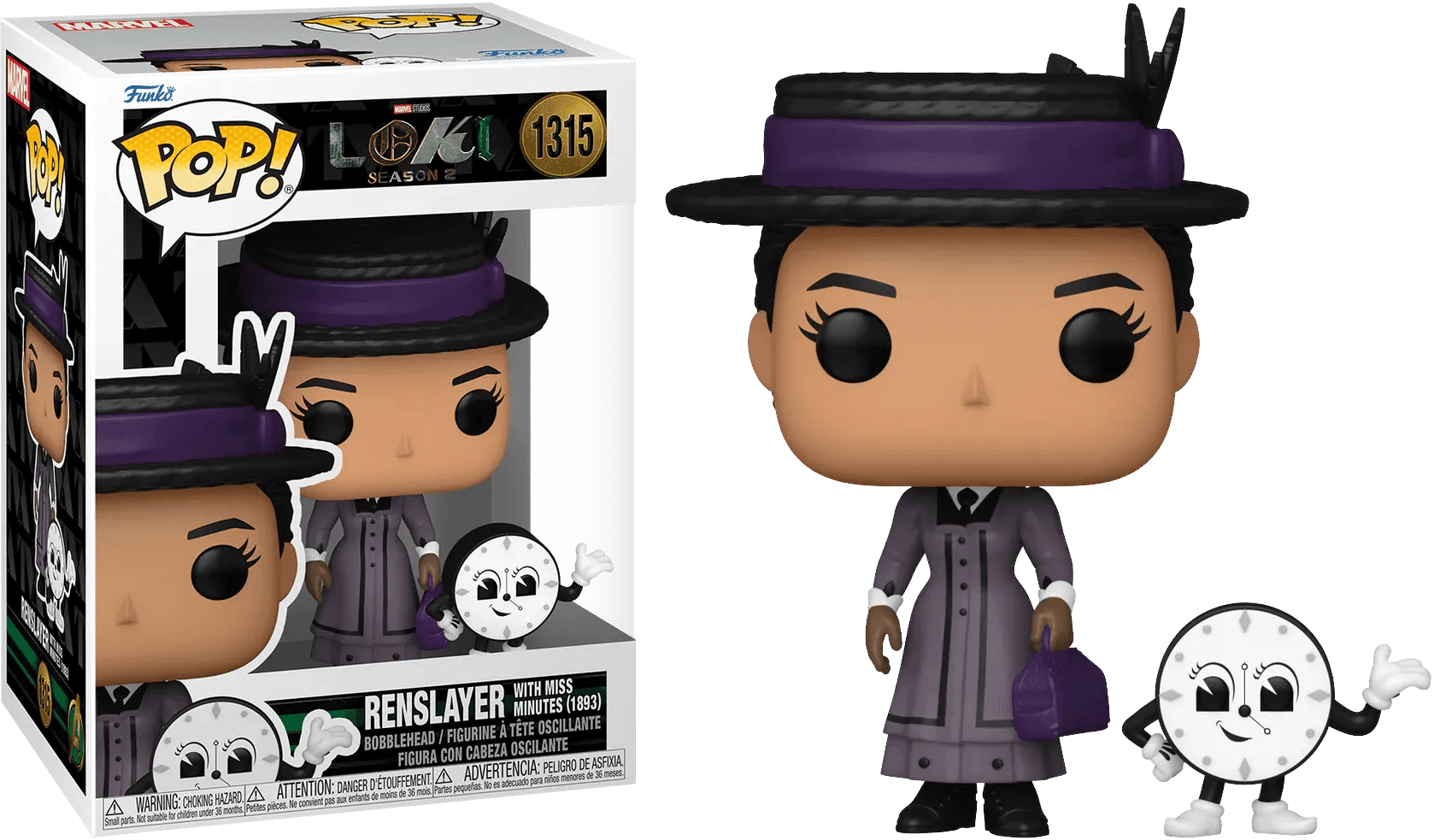 Funko Loki (TV) - Renslayer with Miss Minutes (1893) Pop Vinyl