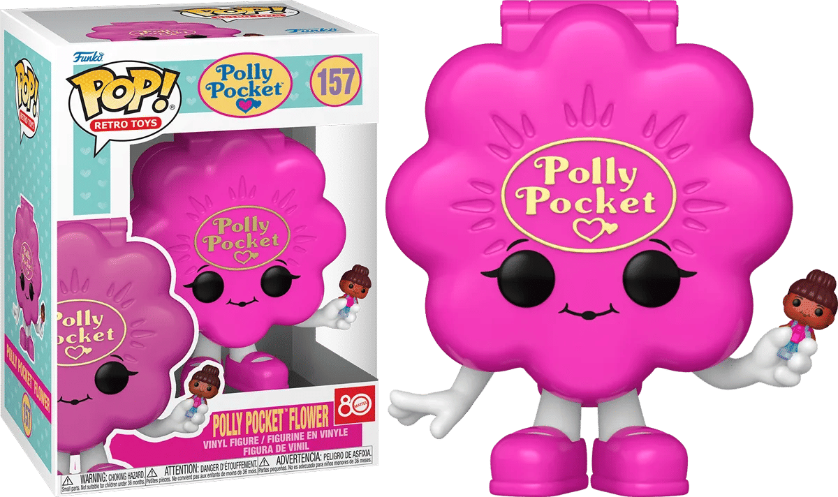 Funko Retro Toys: Polly Pocket - Flower Shell (Pink) Pop! Vinyl