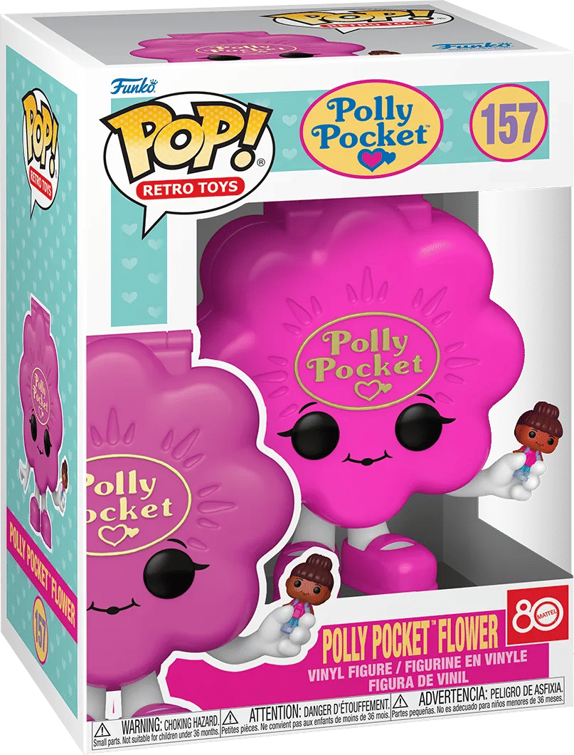 Funko Retro Toys: Polly Pocket - Flower Shell (Pink) Pop! Vinyl