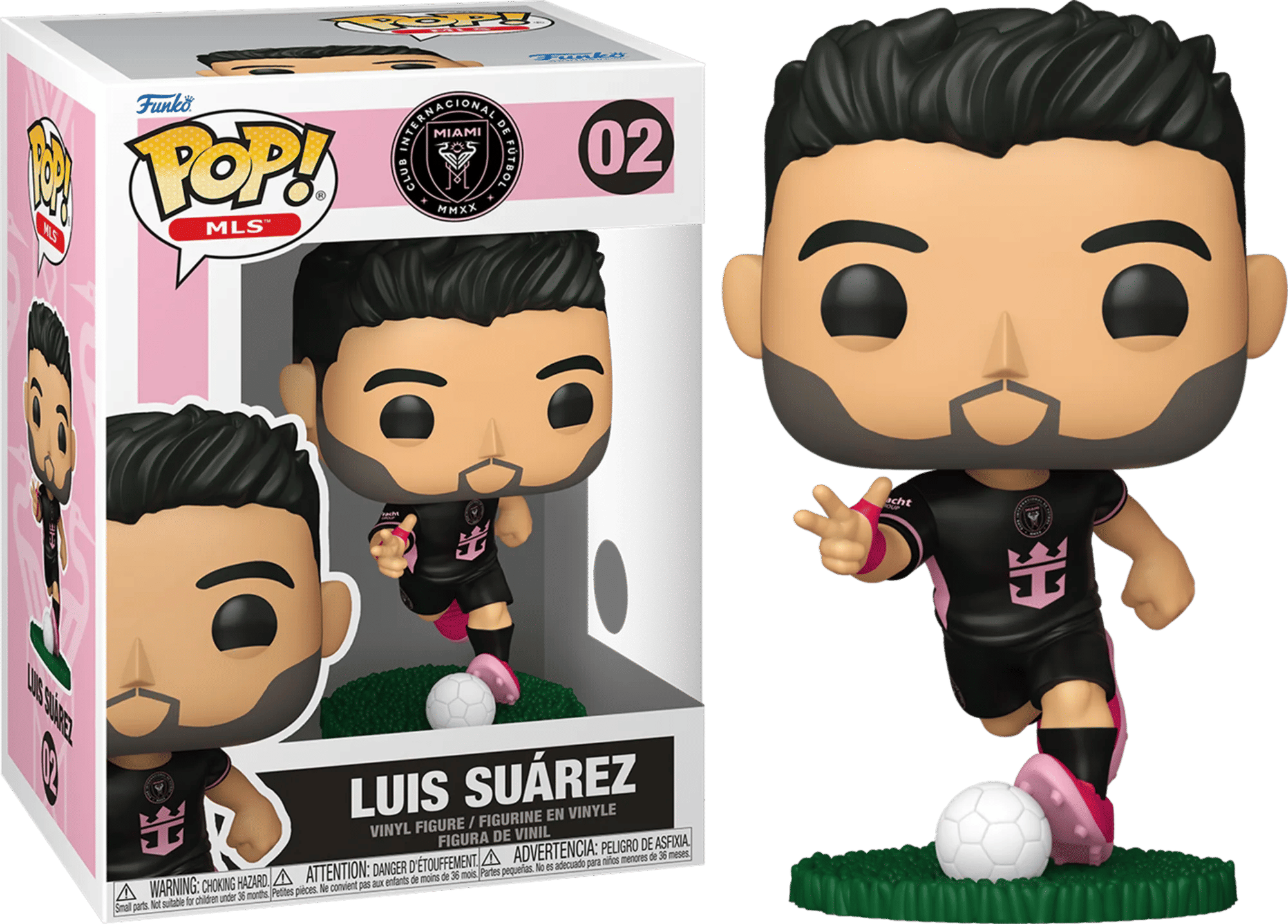 Funko MLS: Inter Miami - Luis Suarez (Away) Pop! Vinyl