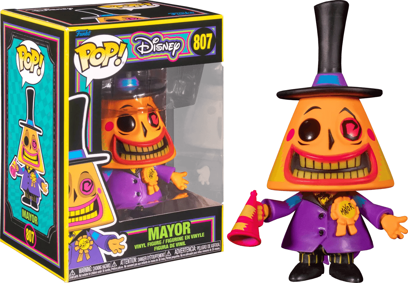 Funko The Nightmare Before Christmas - Mayor Black Light Pop! Vinyl