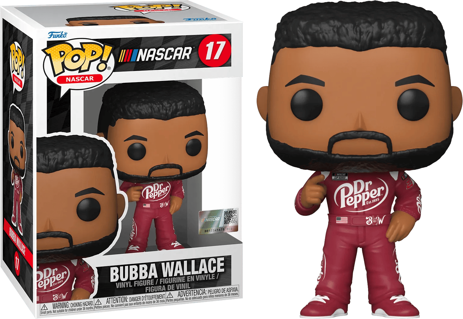 Funko NASCAR - Bubba Wallace (Dr Pepper) Pop! Vinyl