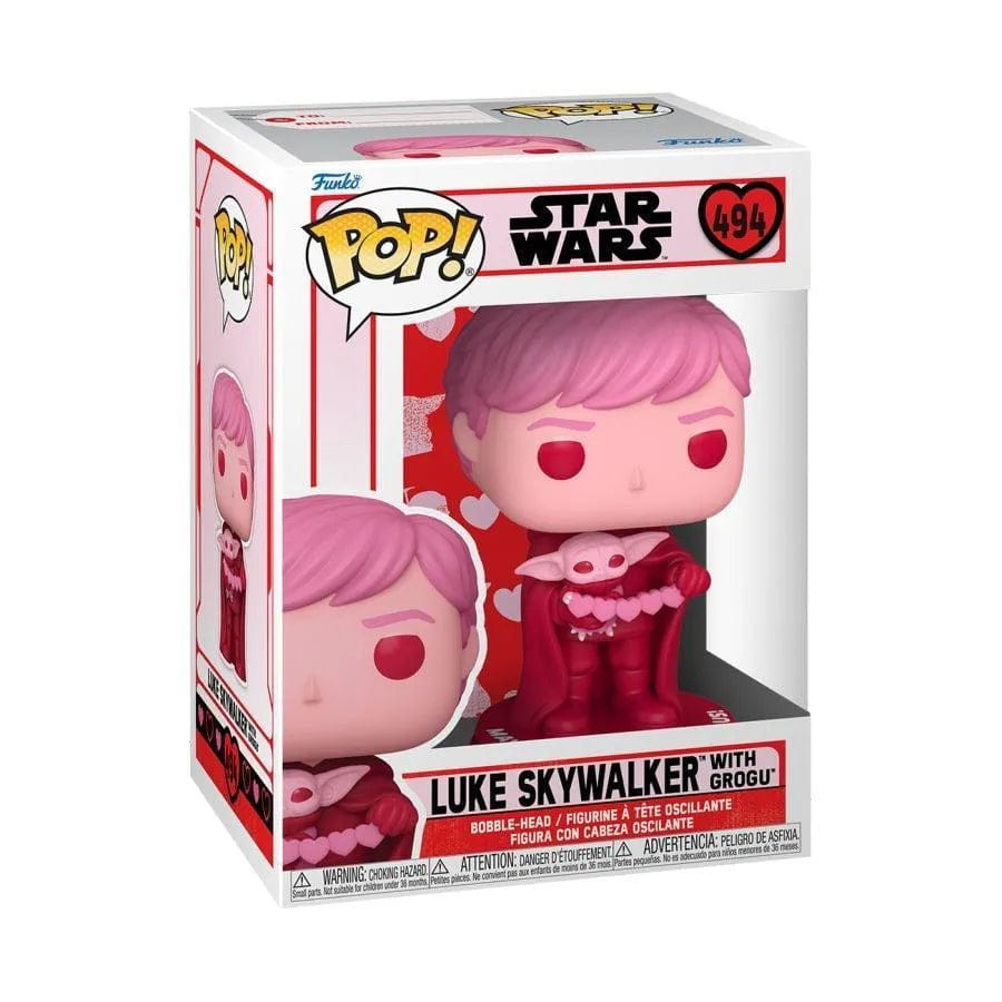 Funko Star Wars: The Mandalorian - Luke & Grogu Valentine Pop! Vinyl