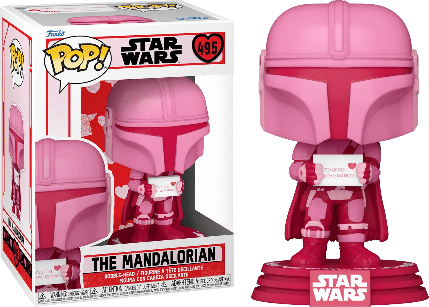 Funko Star Wars: The Mandalorian - Mandalorian Valentine Pop! Vinyl
