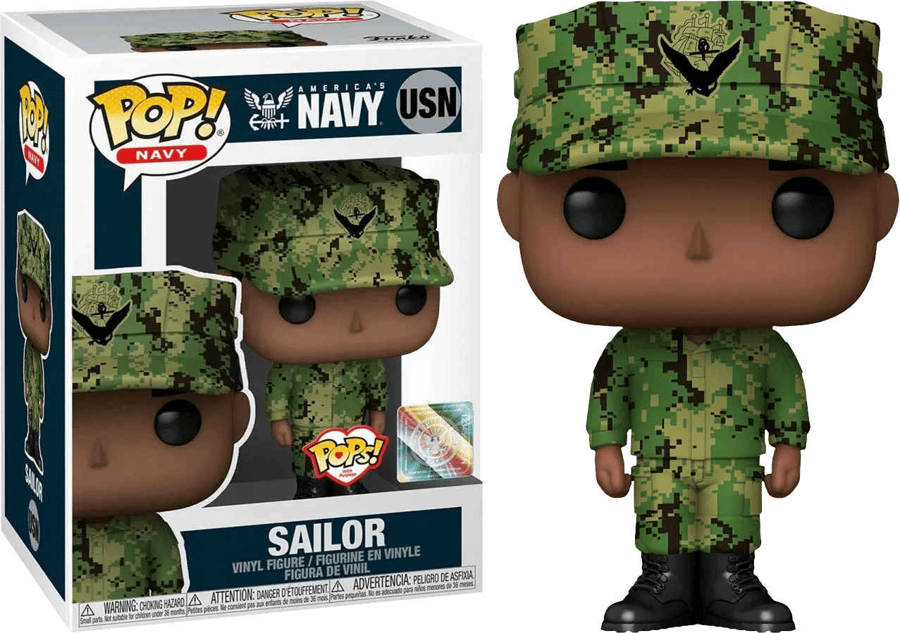 Funko US Military: Navy - Male African American Pop! Vinyl