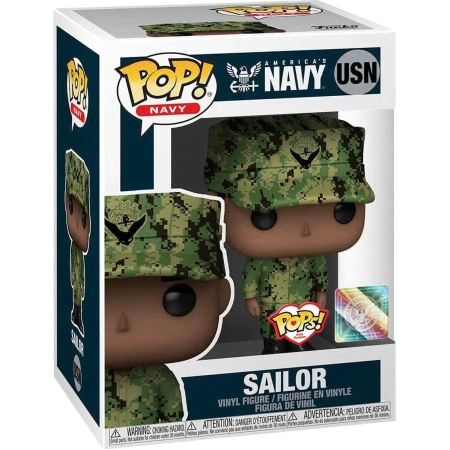 Funko US Military: Navy - Male African American Pop! Vinyl