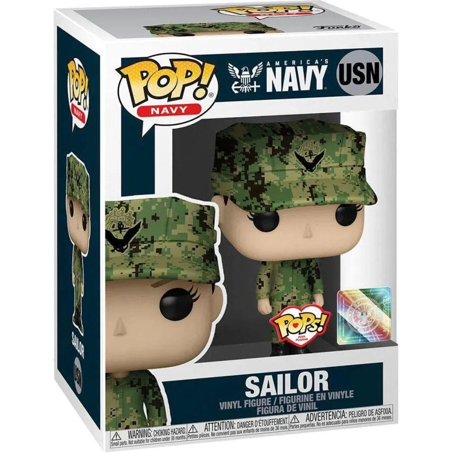 Funko US Military: Navy - Female Caucasian Pop! Vinyl