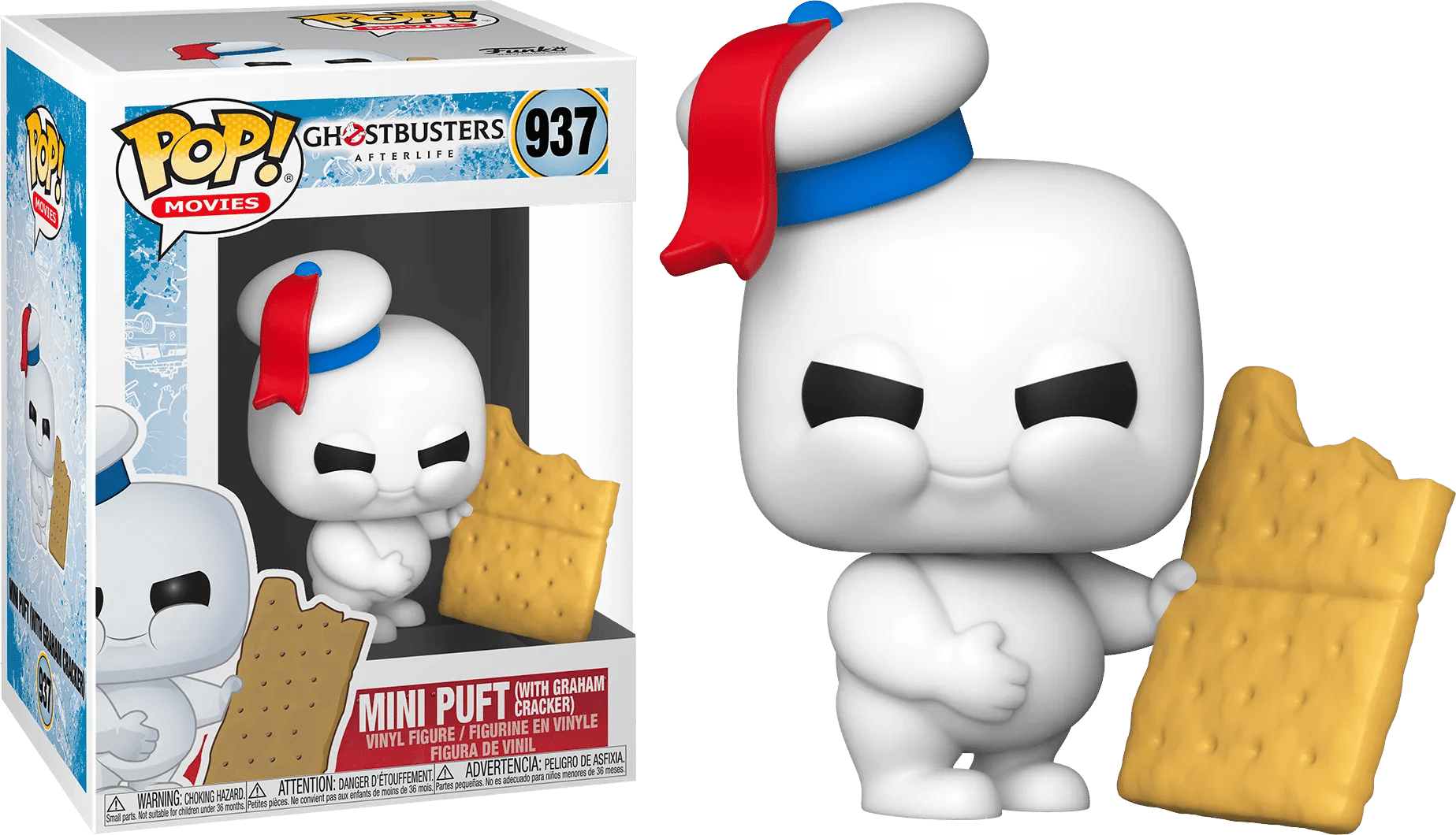 Funko Ghostbusters: Afterlife - Mini Puft with Cracker Pop! Vinyl