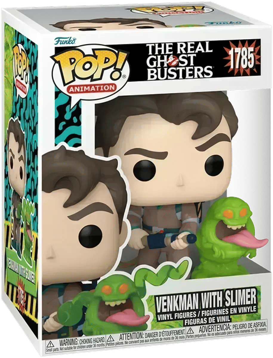Funko The Real Ghostbusters (TV'86) - Venkman with Slimer Pop! Vinyl