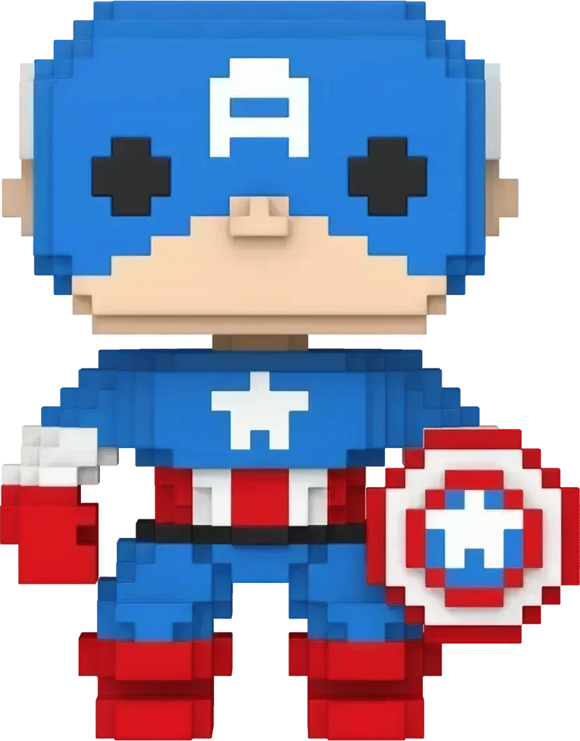 Funko Marvel: 8 - Bit - Captain America 8 - Bit Pop! Vinyl [RS]