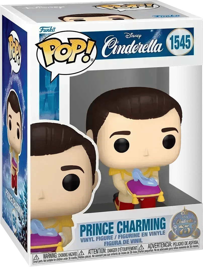 Funko Cinderella (1950): 75th Anniversary - Prince Charming Pop! Vinyl