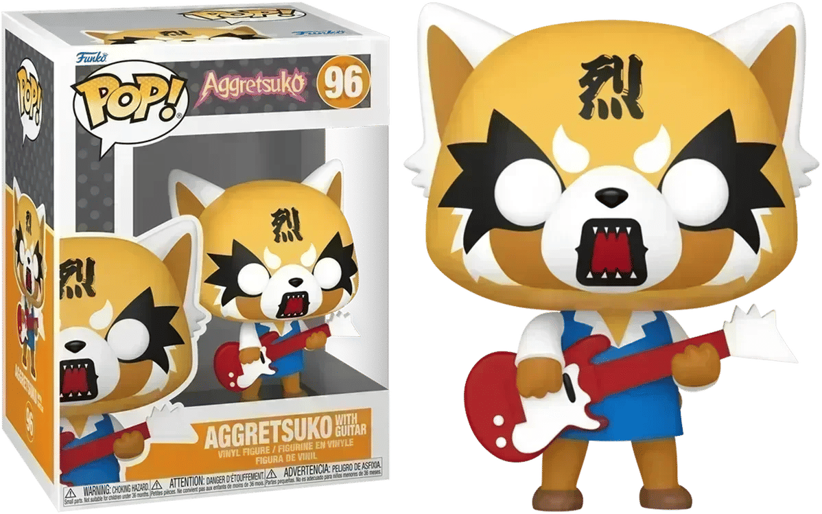 Funko Aggretsuko - Aggretsuko with Guitar Pop! Vinyl