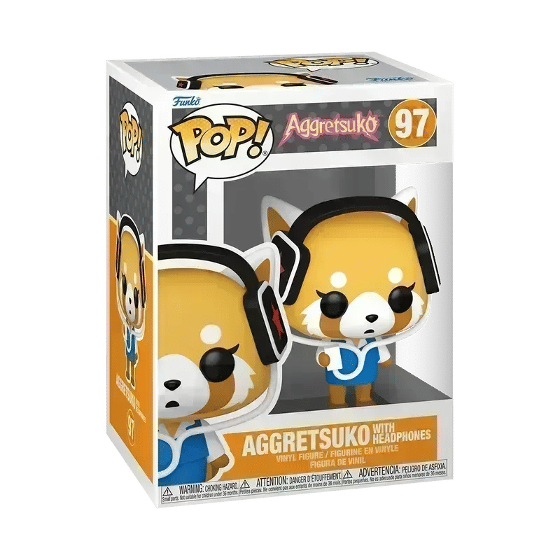 Funko Aggretsuko - Aggretsuko with Headphones Pop! Vinyl
